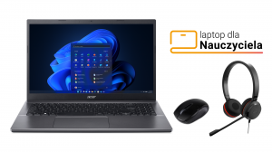 Laptop dla Nauczyciela Acer Extensa 15 NX.EH9EP.00G i5-1235U 15,6" FHD 16GB 512SSD Int W11Pro EDU+ZESTAW