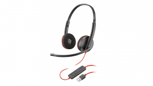Słuchawki przewodowe HP Poly Blackwire 3220 Stereo USB-A - 80S02AA