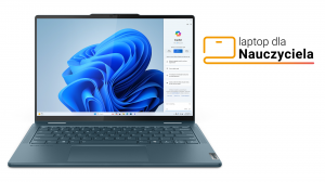 Laptop 2w1 dla Nauczyciela Lenovo Yoga 7 14IML9 83DJ005GPB Ultra 5 125H Touch 14" 2,8K OLED 120Hz 16GB 1000SSD W11