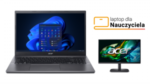 Laptop dla Nauczyciela Acer Extensa 15 NX.EH9EP.00G i5-1235U 15,6" FHD 16GB 512SSD Int W11Pro EDU+MONITOR