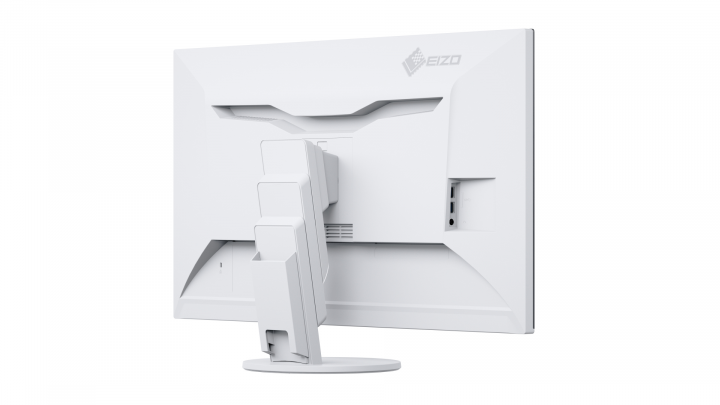 Monitor EIZO FlexScan EV3285 biały - widok z tyłu prawej strony