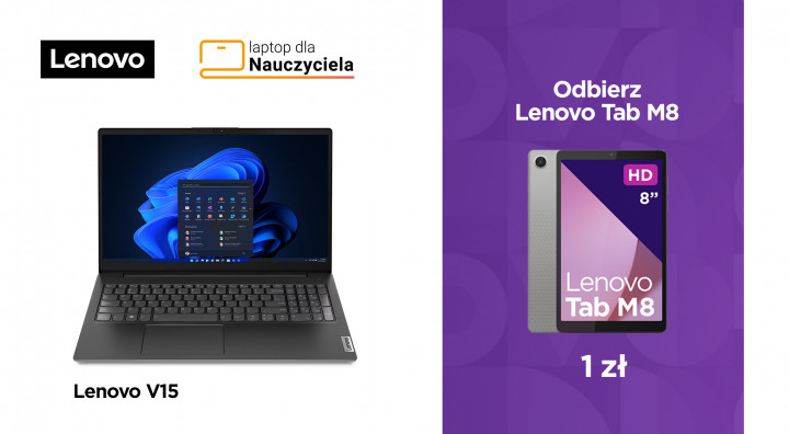 Lenovo V15 Bundle Moto i Tablet aktualność do lp