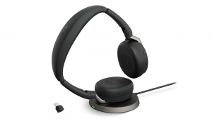 Słuchawki bezprzewodowe Jabra Evolve 2 65 Flex USB-C MS Stereo Wireless Charging Pad - 26699-999-889