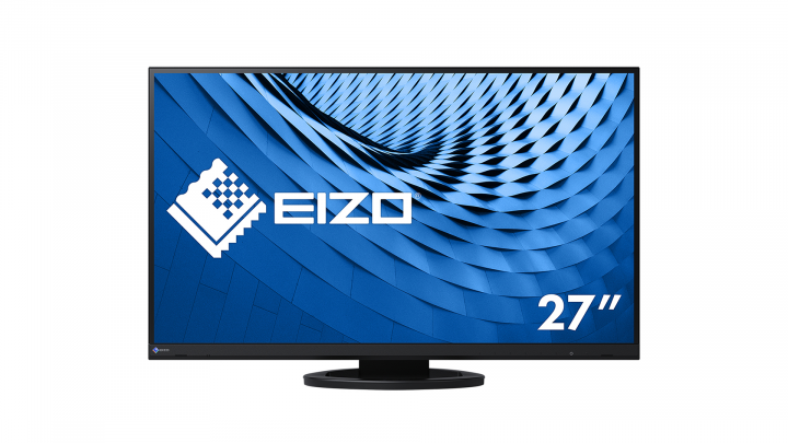 Monitor EIZO FlexScan EV2760 czarny - widok frontu