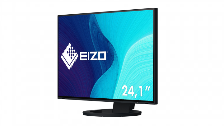 Monitor EIZO FlexScan EV2495 czarny - widok frontu prawej strony