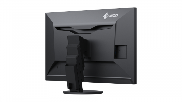 Monitor EIZO FlexScan EV3285 czarny - widok z tyłu prawej strony