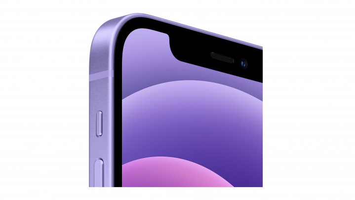 Smartfon Apple iPhone 12 fioletowy - widok przedniego aparatu