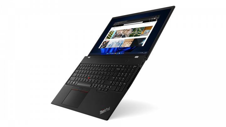 Mobilna stacja robocza Lenovo ThinkPad P16s G1 W11P czarny - widok frontu prawej strony
