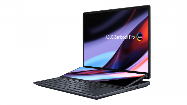 Laptop ASUS Zenbook Pro 14 Duo OLED UX8402VV W11P Tech Black (BK keyb) 11